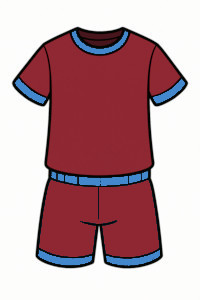 Upminster Town United YFC White U10 home kit